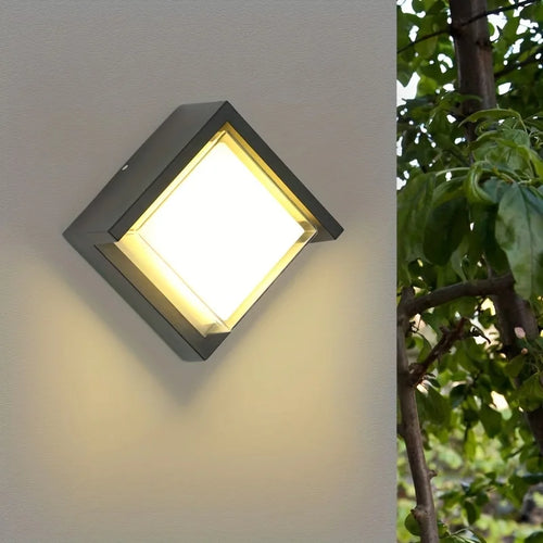 applique murale extérieure étanche à led pour jardin - vue 7 sur 6