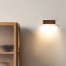 Rechargeable LED wall light with 360° rotation and memory function