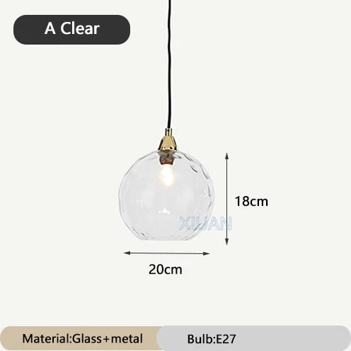Colourful glass chandelier for restaurant - vue 15 sur 25