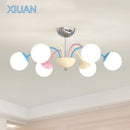 Modern colourful bubble chandelier for indoor hanging