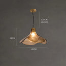 Retro glass flower-shaped chandelier for an elegant atmosphere