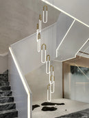 Modern nordic designer LED pendant light for elegant lofts