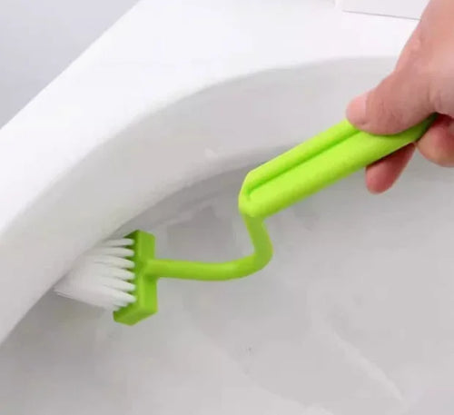 Wall-mounted curved toilet brush with soft bristles - vue 7 sur 7