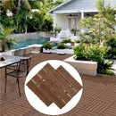 Set of 30 solid wood interlocking floor slats 30x46