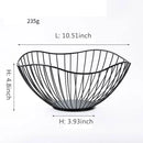 Multi-size iron fruit basket for versatile storage