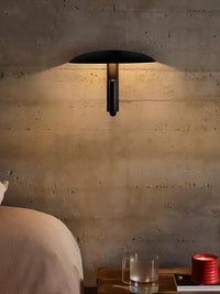 Modern mushroom LED wall light for contemporary interiors