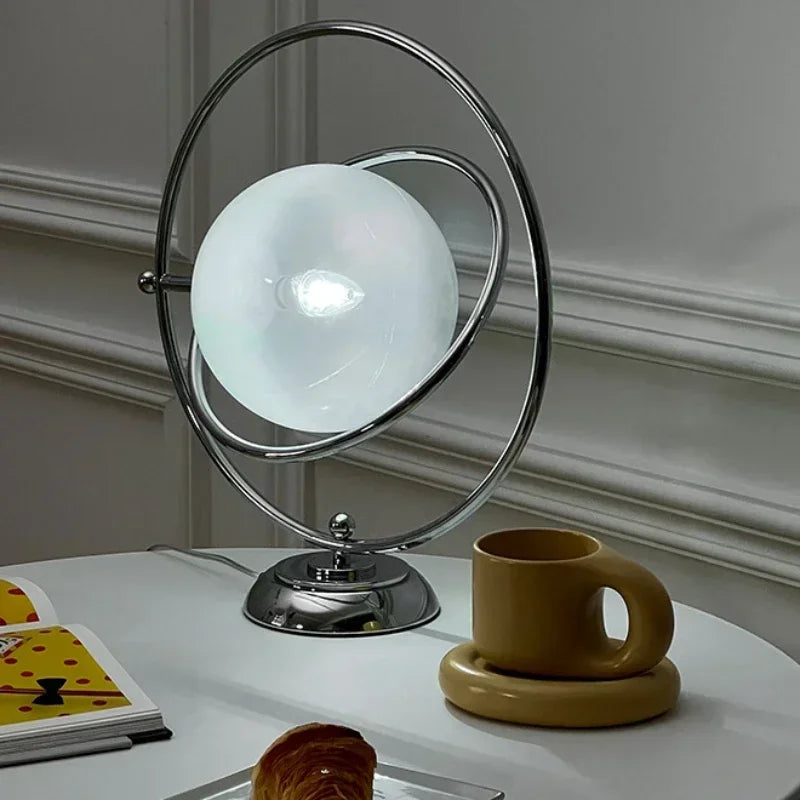 Italian design glass rotary desk lamp 2024