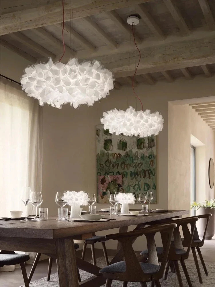 Italy Petal Luster Led Chandelier Ceiling Pendant Lamps Suspension Hanging Light Fixture Indoor