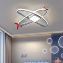 Helicopter ceiling light for modern and cosy children's room