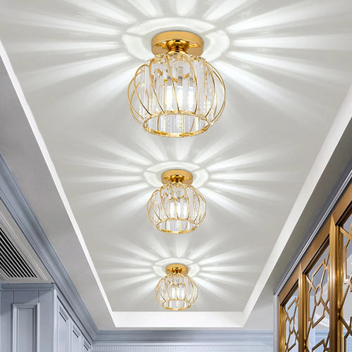 Modern crystal ceiling light for an elegant and creative atmosphere - vue 2 sur 8