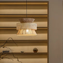 Chinese sabi wabi style rattan pendant light