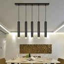 Modern cylindrical pendant light for Nordic interior decor