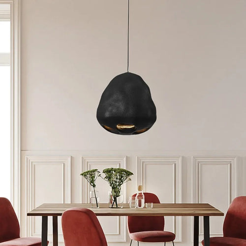 Nordic wabi sabi style creative personalised LED chandelier - vue 5 sur 9