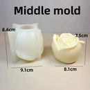 new silicone mold bouquet roses chrysanthemum peony Valentine's Day gift