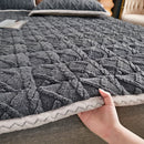 soft winter lambskin velvet mattress topper for students