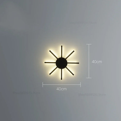 Modern creative wall light for stylish interior decor - vue 19 sur 22