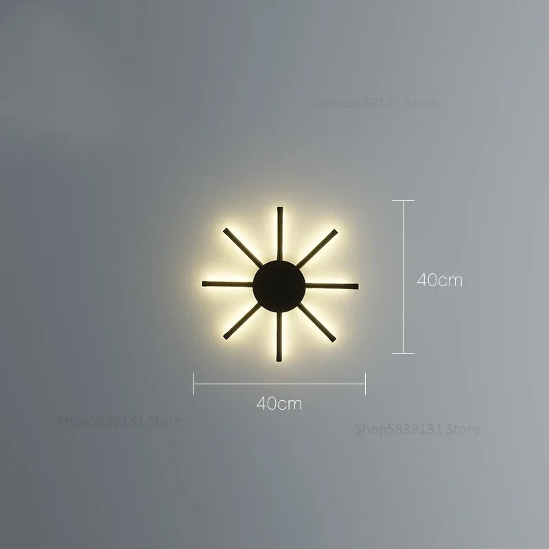 Modern creative wall light for stylish interior decor - vue 18 sur 22