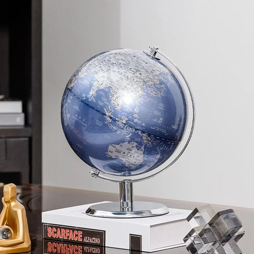 retro world globe english educational decoration for children and office - vue 2 sur 9
