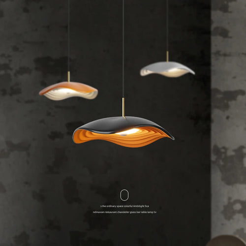 Modern minimalist wabi-sabi art chandelier for creative bar