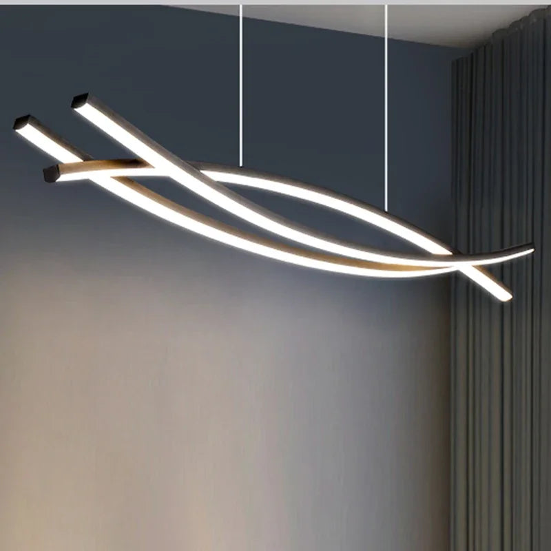 Modern and simple decorative LED pendant ceiling light