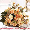 Artificial silk lilac bouquet for floral decor