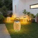 Modern solar outdoor lights for gardens and courtyards