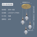 Modern crystal chandelier for animal-inspired home decor