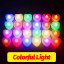 flameless led candles for wedding party decoration Christmas heart shaped