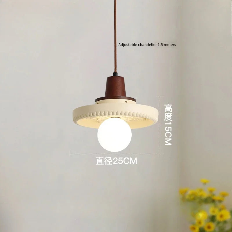 lustre créatif antique en résine pour décoration rétro - vue 8 sur 14