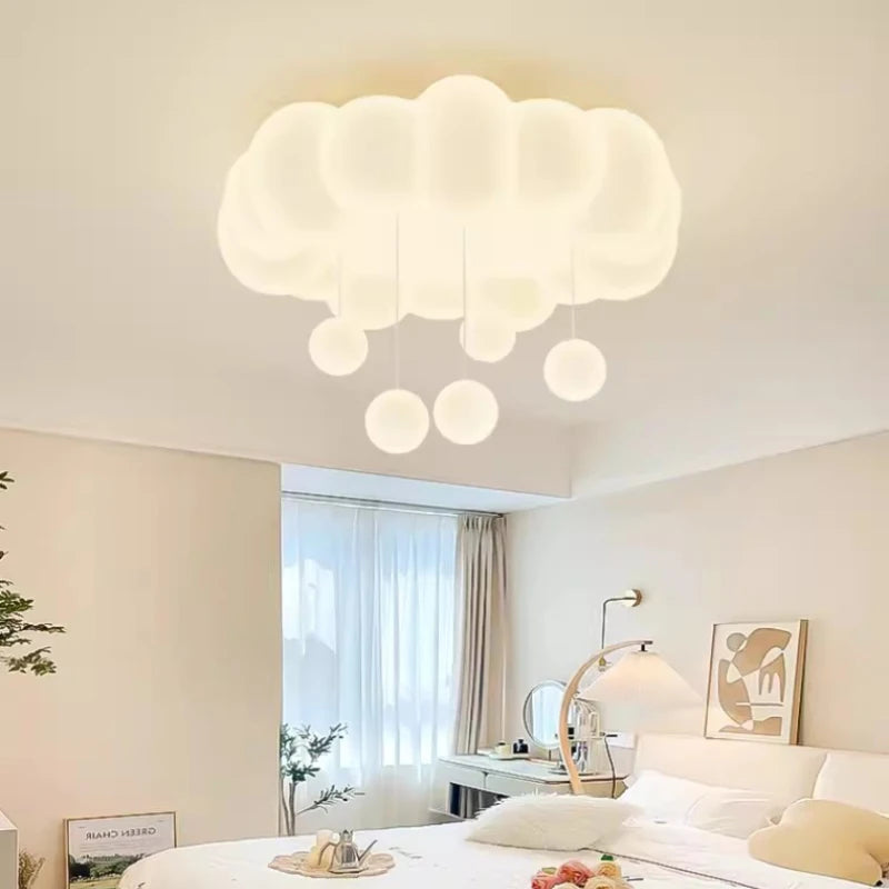 Modern romantic ceiling light for children's room