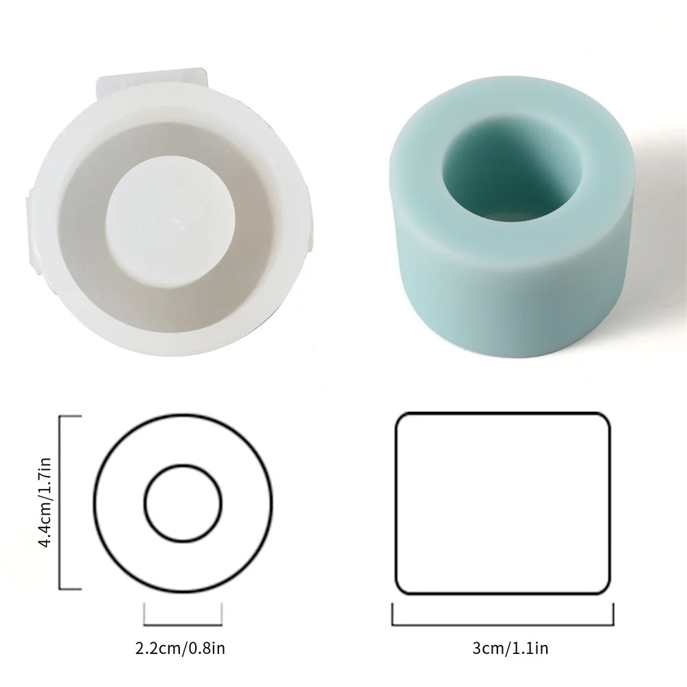 silicone candle mold for scented craft creations - vue 12 sur 16