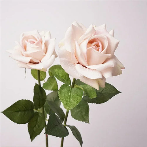 High quality artificial rose branch realistic floral decoration - vue 5 sur 10