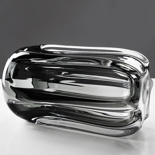thick glass vase for terrarium and floral decoration - vue 3 sur 9