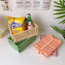 stackable foldable basket for storing makeup, jewelry, toys