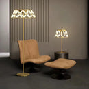 Modern minimalist LED ceiling light with decorative lampshade