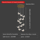 Nordic crystal LED pendant light for modern decoration