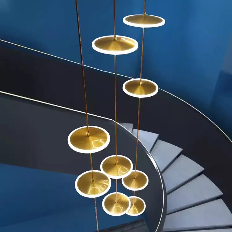 Modern round chandelier for elegant indoor lighting