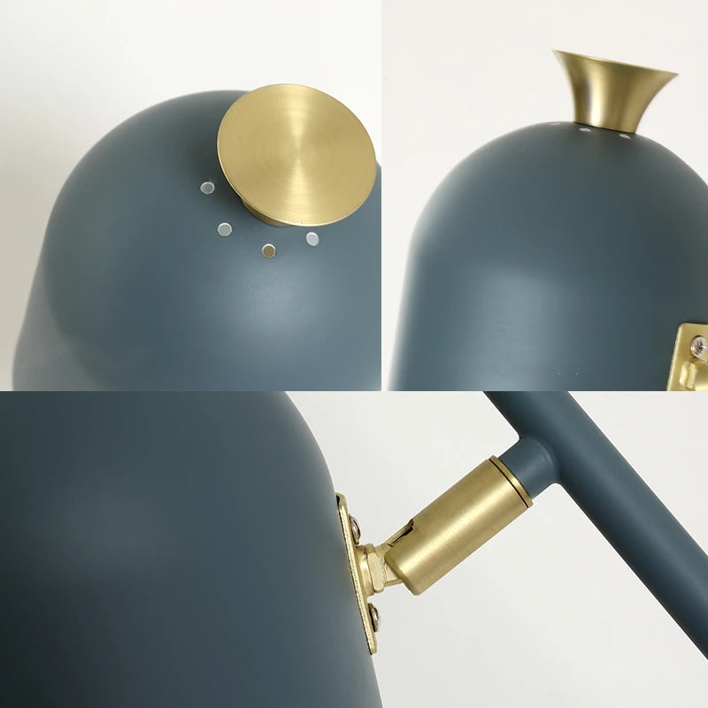 Modern minimalist iron floor lamp for Nordic decor - vue 6 sur 6