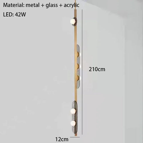 Art deco glass chandelier for modern lighting