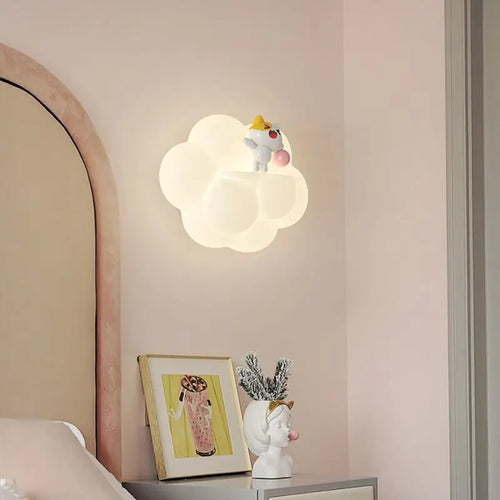 Animal wall light for children's and baby's room - vue 6 sur 9