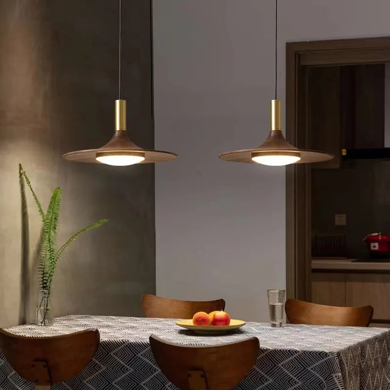Modern ufo-style chandelier with eye protection contemporary design