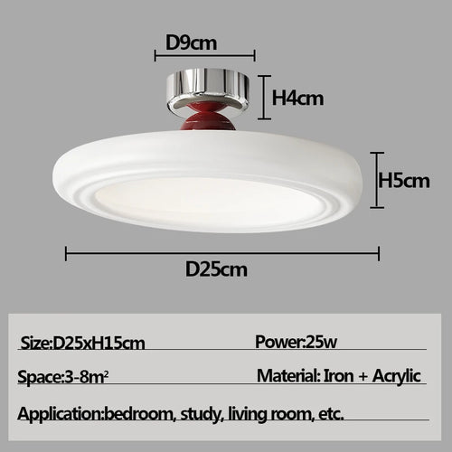 Nordic LED chandelier for creative interior decor - vue 9 sur 10