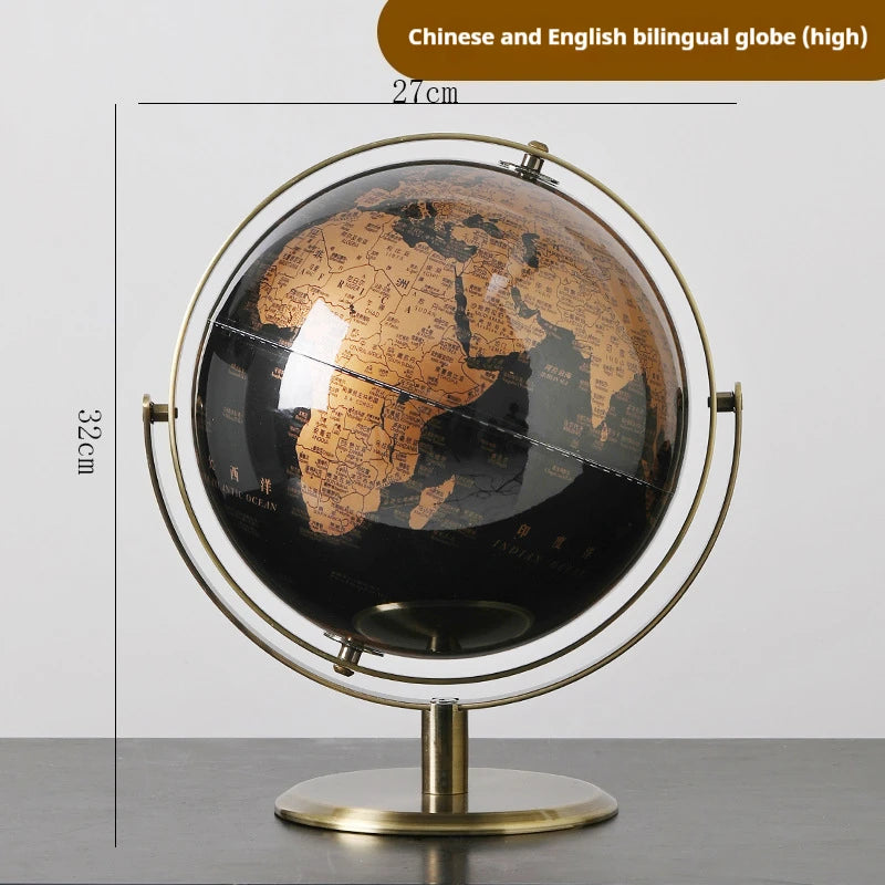 children's educational rotating metal globe - vue 14 sur 14