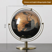 educational rotating globe for learning geography