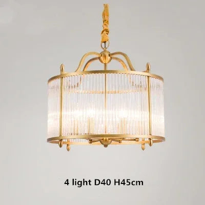 Modern copper chandelier with glass tubes, 2 models available - vue 13 sur 12