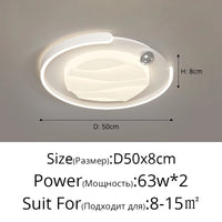 Modern creative ceiling lights for elegant interior decor