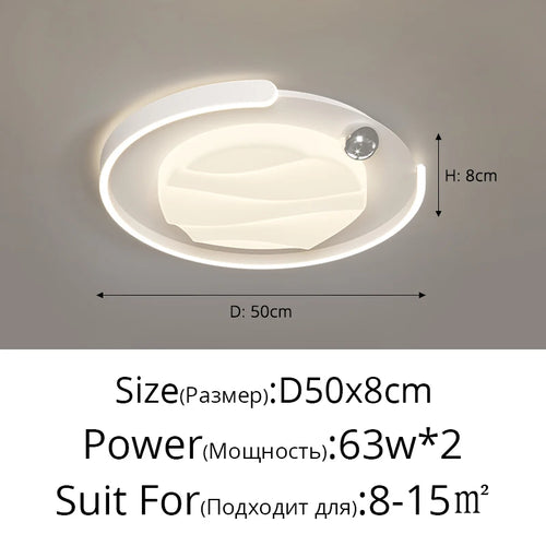 Modern creative ceiling lights for elegant interior decor