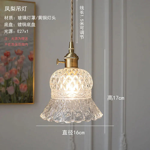 Modern Nordic glass pendant light for elegant interiors - vue 8 sur 10