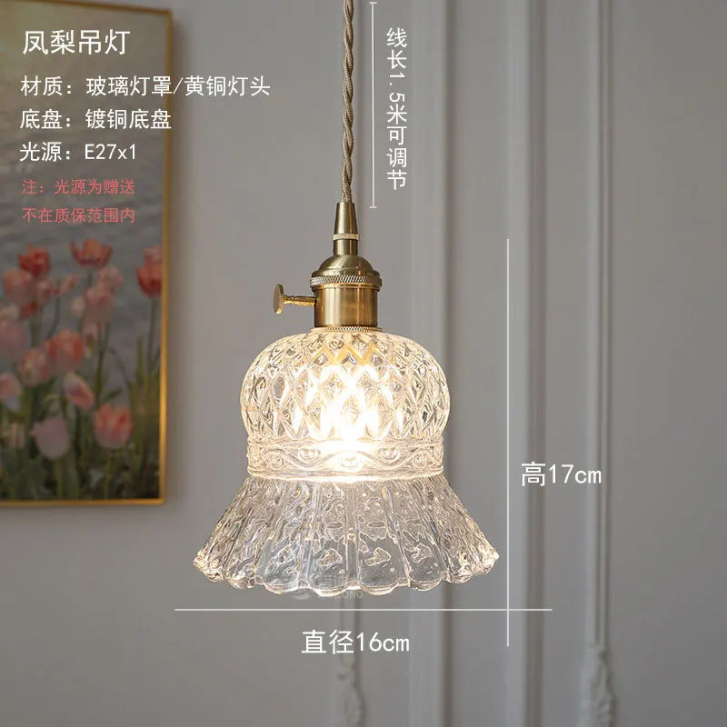 Modern Nordic glass pendant light for elegant interiors - vue 7 sur 10