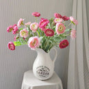 Artificial silk flower bouquet for decoration and photo props